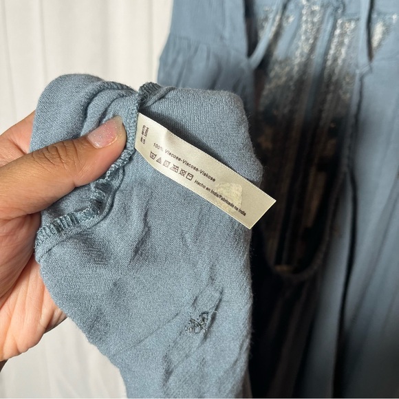 Free People Backless Embroidered Beaded Dress - Picture 6 of 7